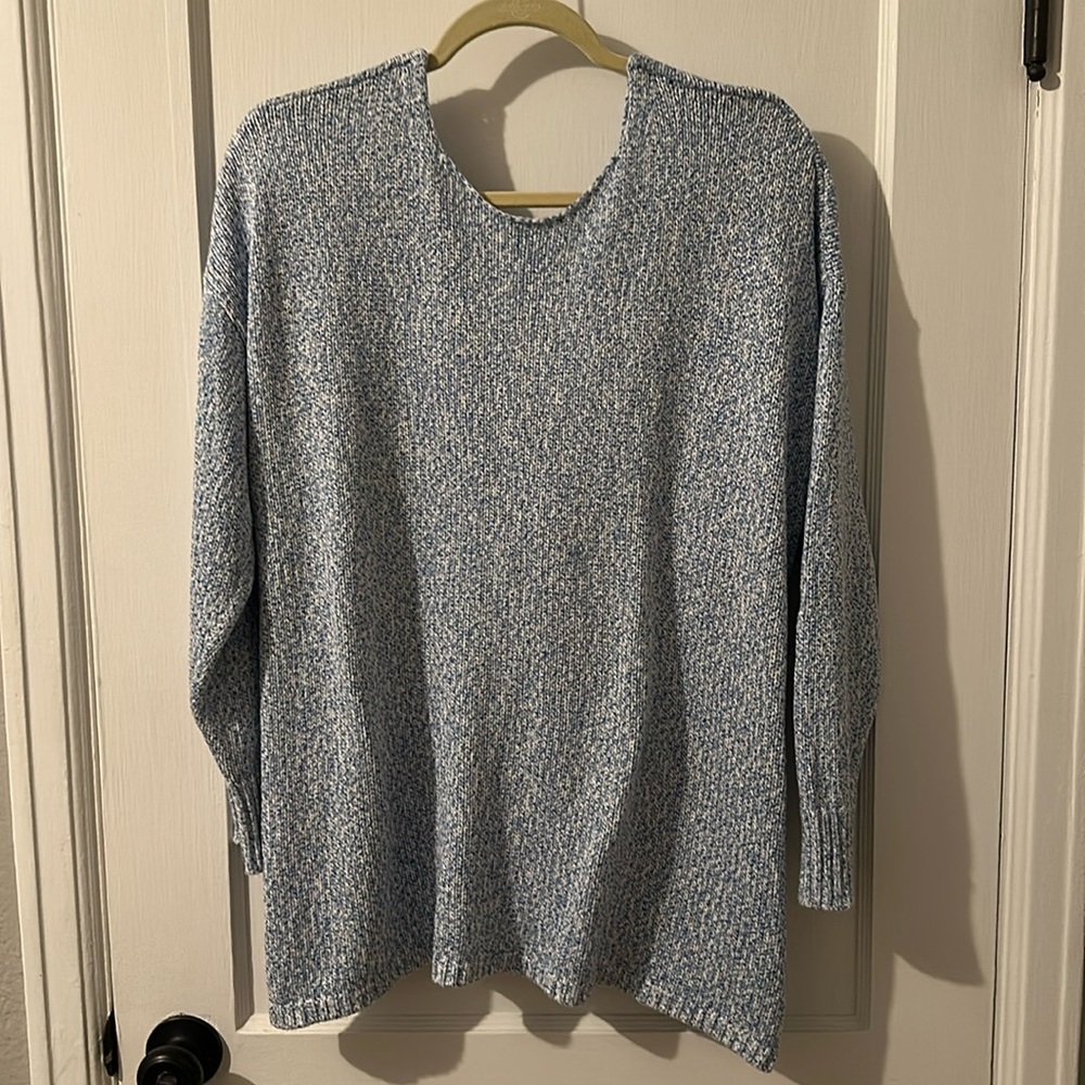 LOFT knot back sweater